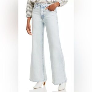 MOTHER Light Blue Flare & Wide Leg Jeans